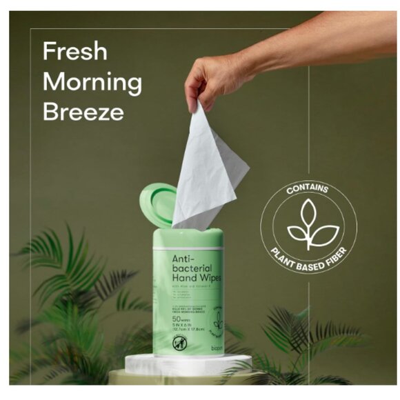 12 Biopure Anti-Bacterial Hand Wipes, 50 ct. in each Canister Total 600 - Picture 4 of 7